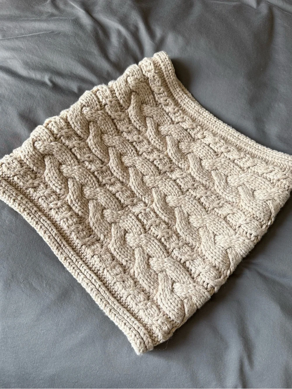 Cable Knit Neck Warmer